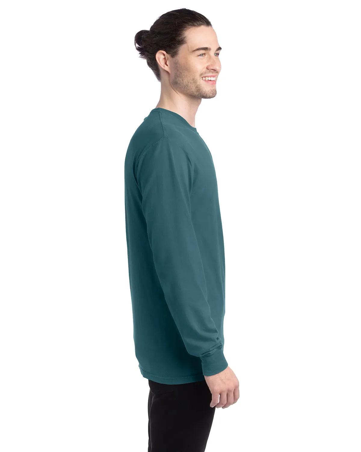 Unisex Garment-Dyed Long-Sleeve T-Shirt 118 of 158