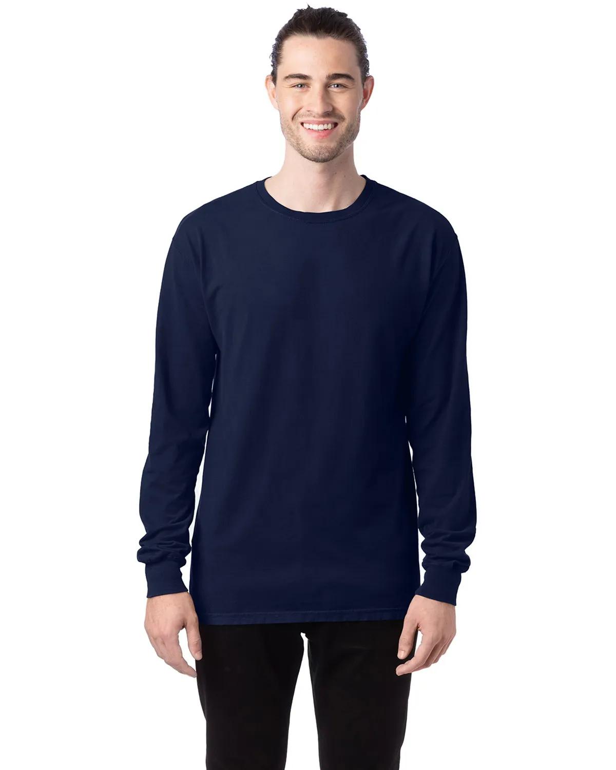 Unisex Garment-Dyed Long-Sleeve T-Shirt 18 of 158