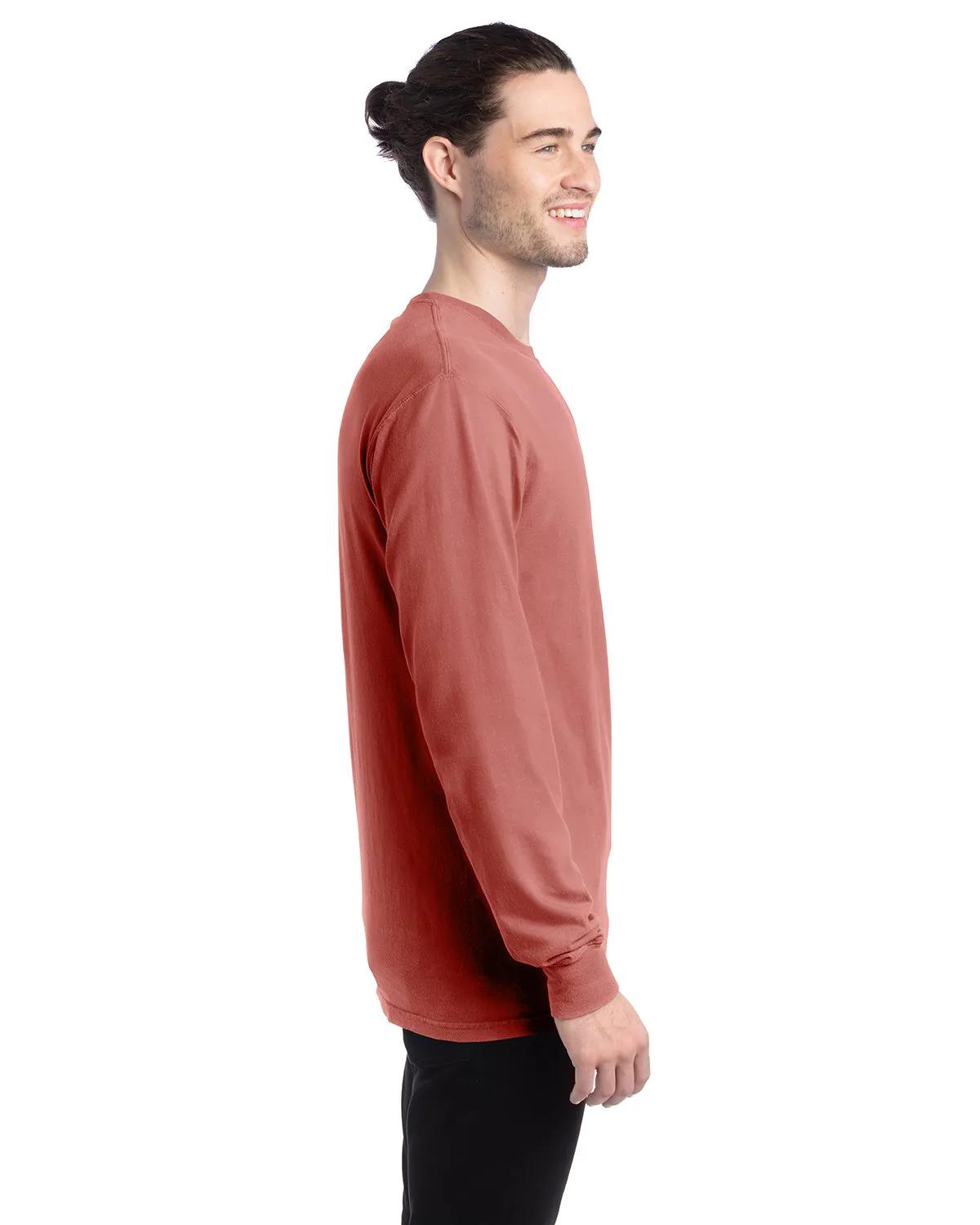 Unisex Garment-Dyed Long-Sleeve T-Shirt 111 of 158