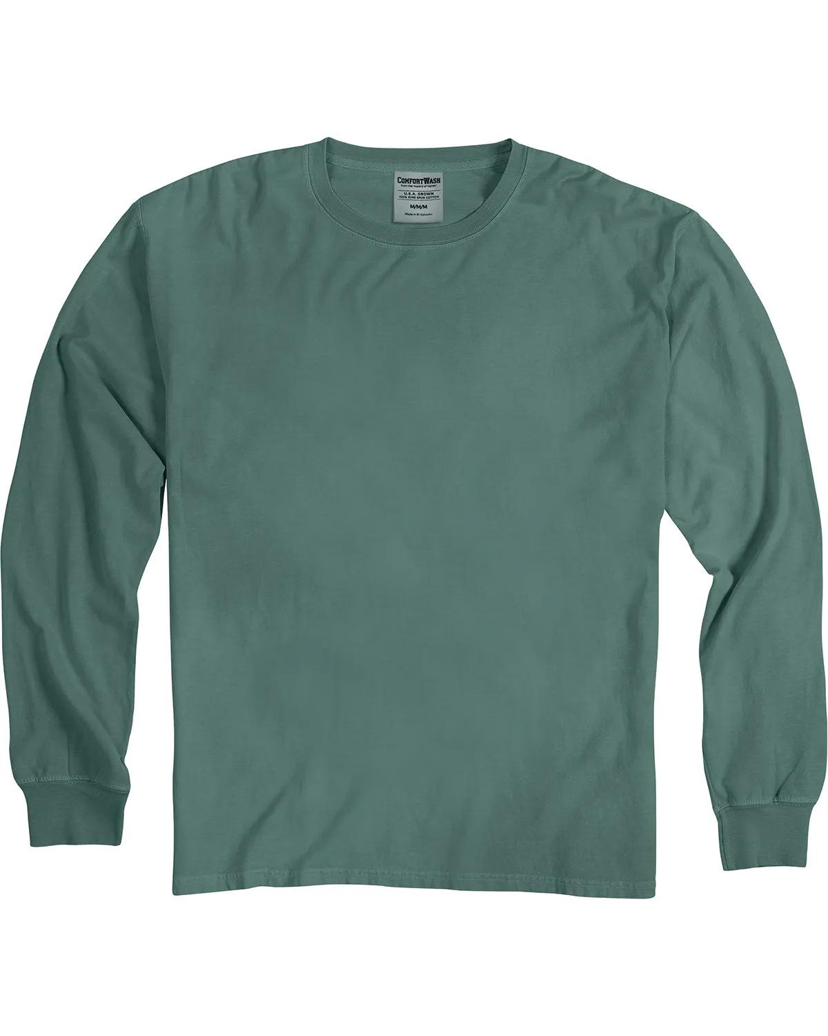 Unisex Garment-Dyed Long-Sleeve T-Shirt 106 of 158