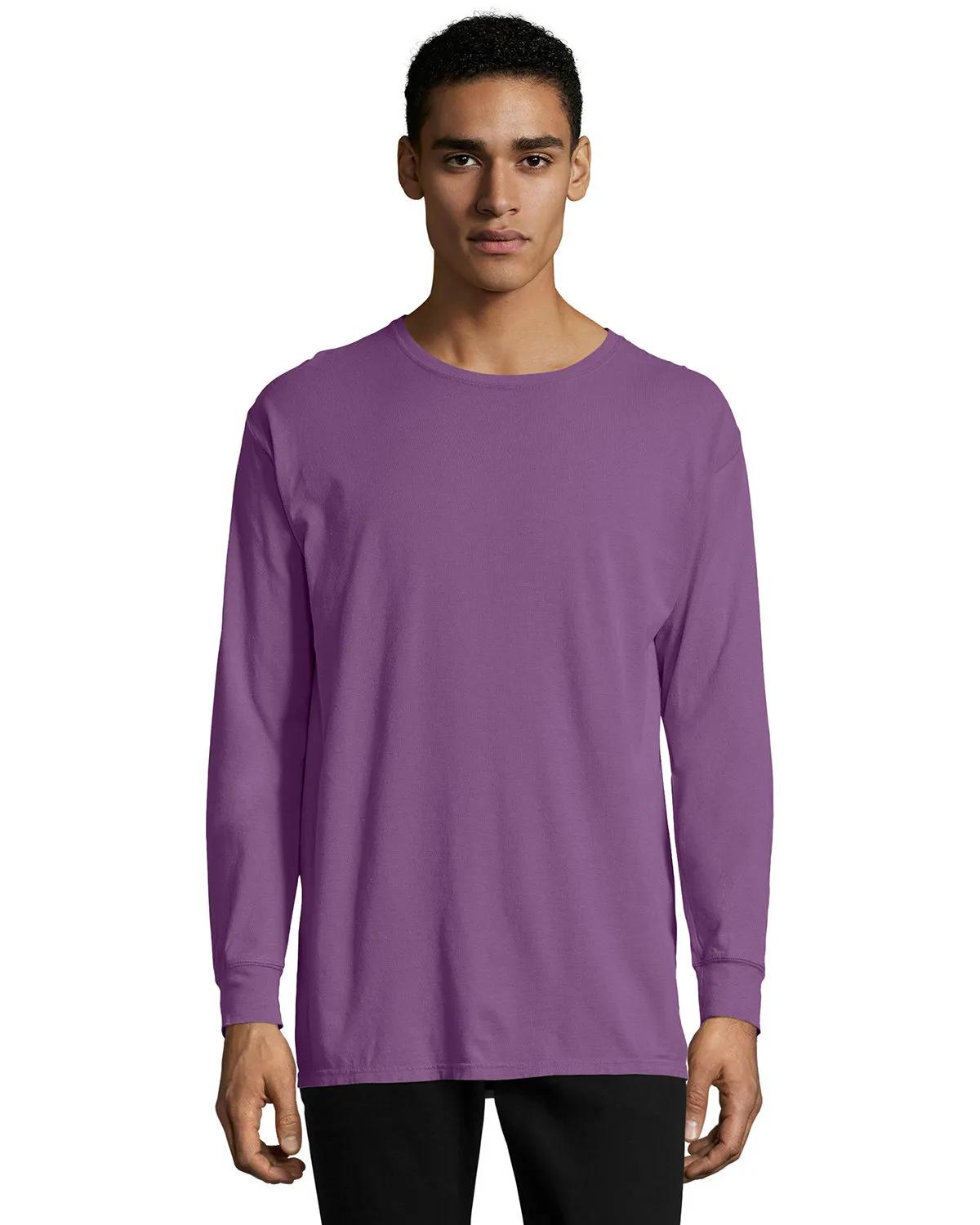 Unisex Garment-Dyed Long-Sleeve T-Shirt 19 of 158