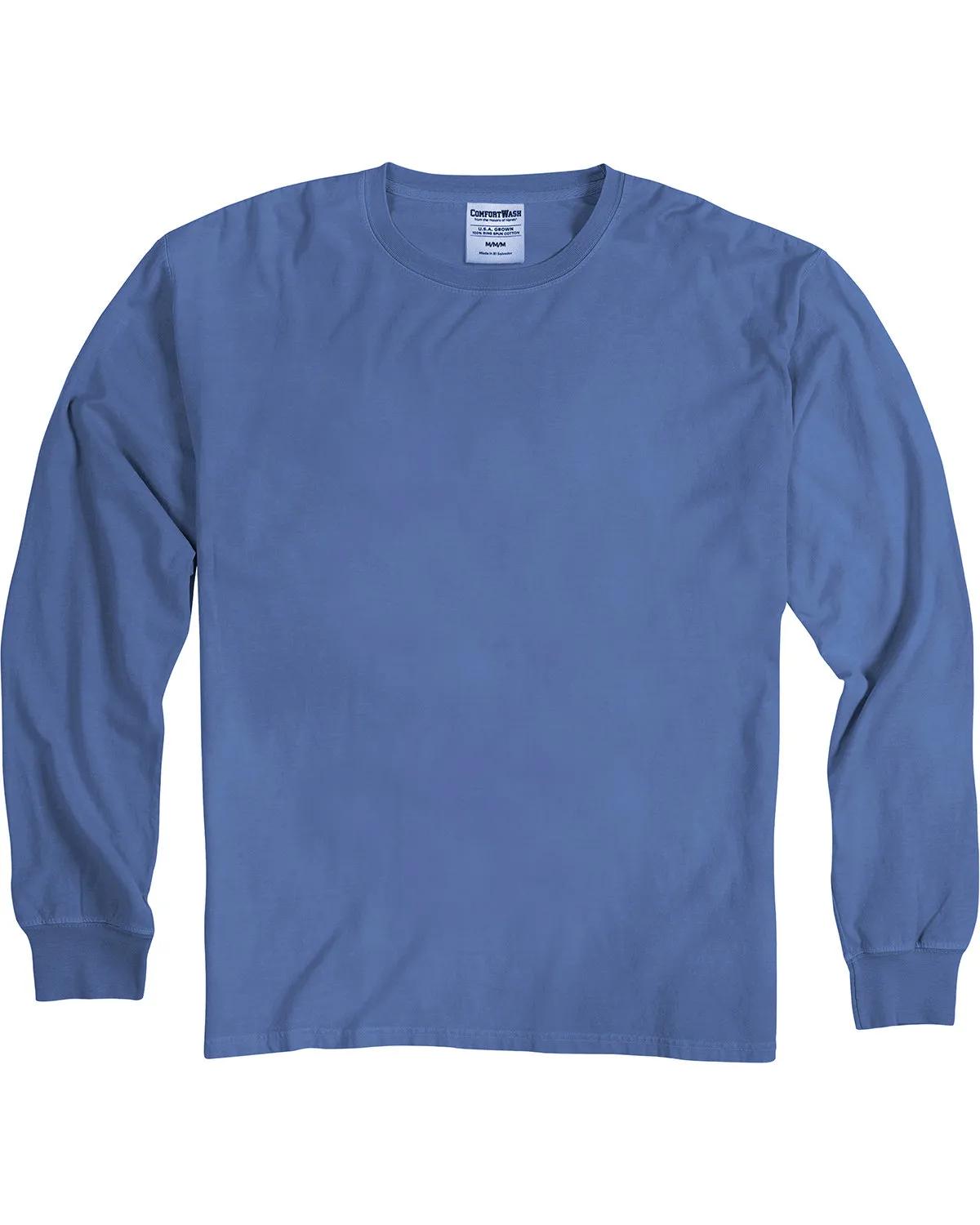 Unisex Garment-Dyed Long-Sleeve T-Shirt 37 of 158