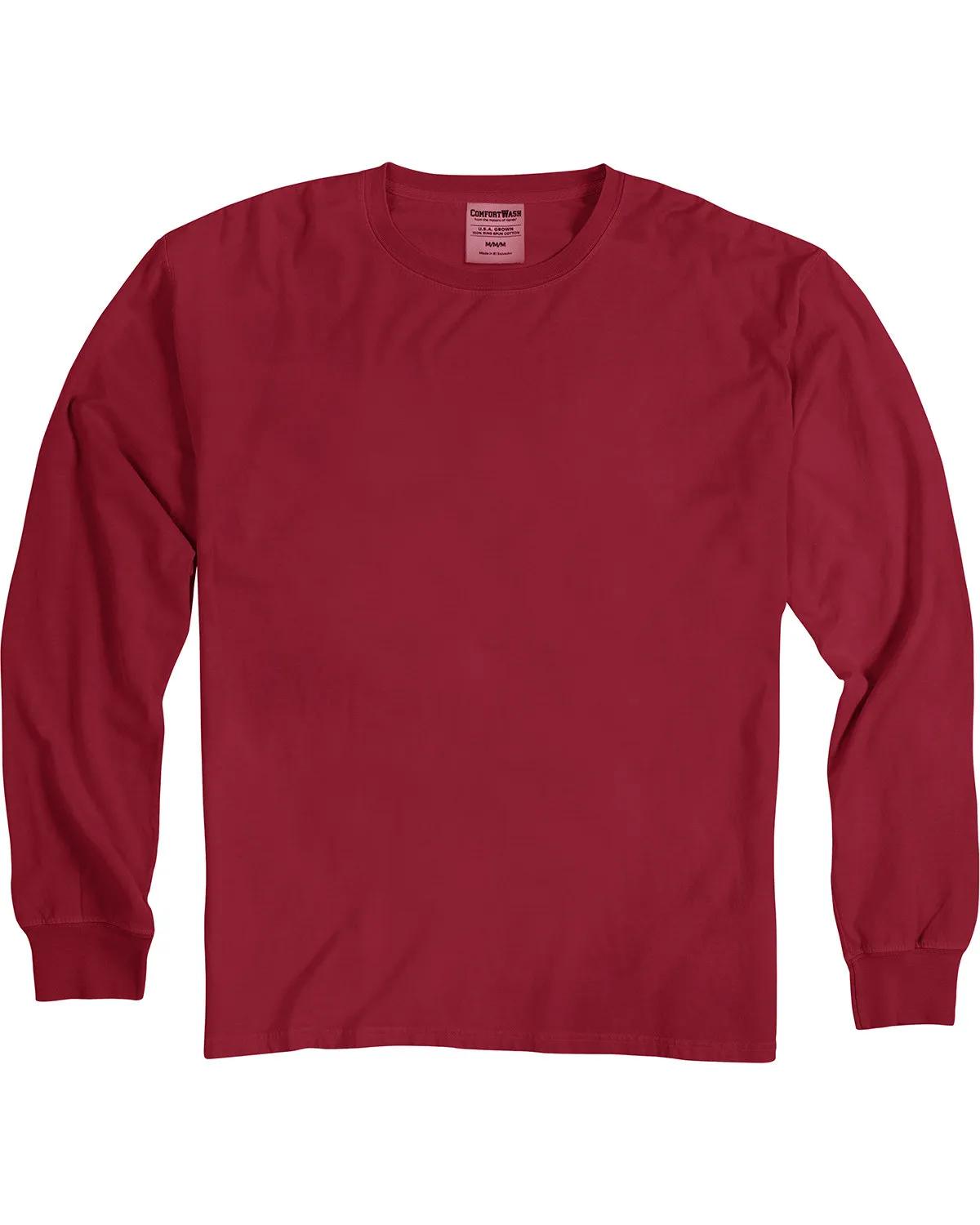 Unisex Garment-Dyed Long-Sleeve T-Shirt 62 of 158