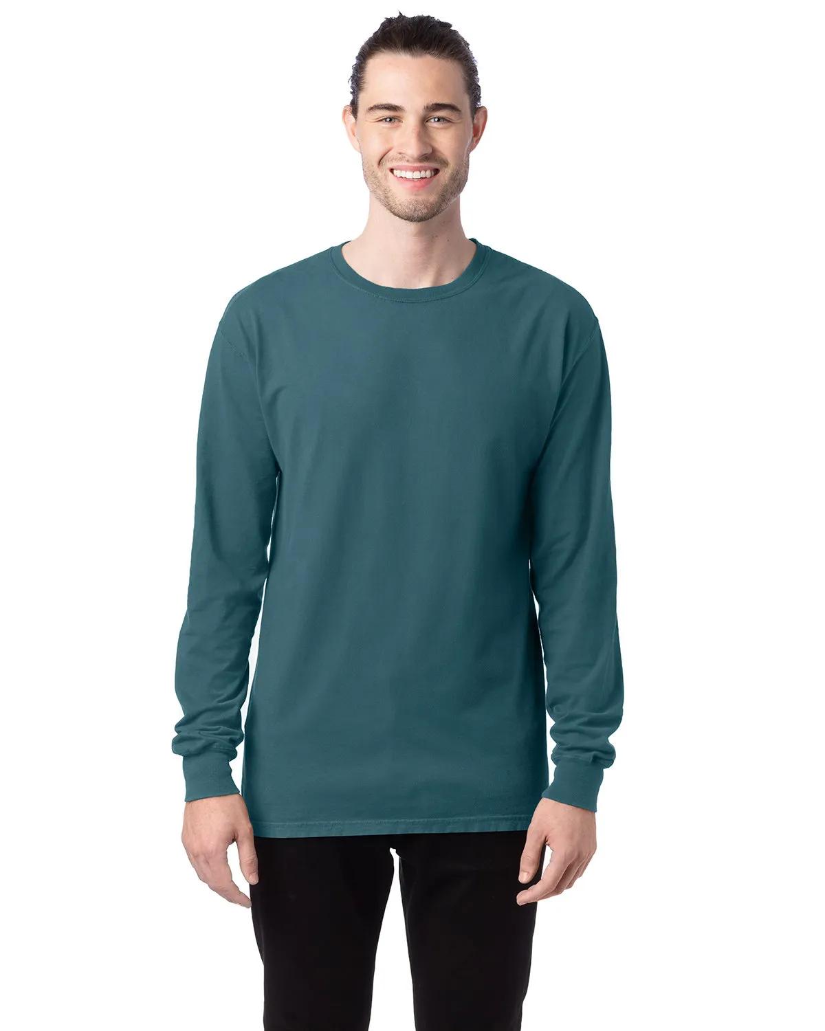 Unisex Garment-Dyed Long-Sleeve T-Shirt 21 of 158