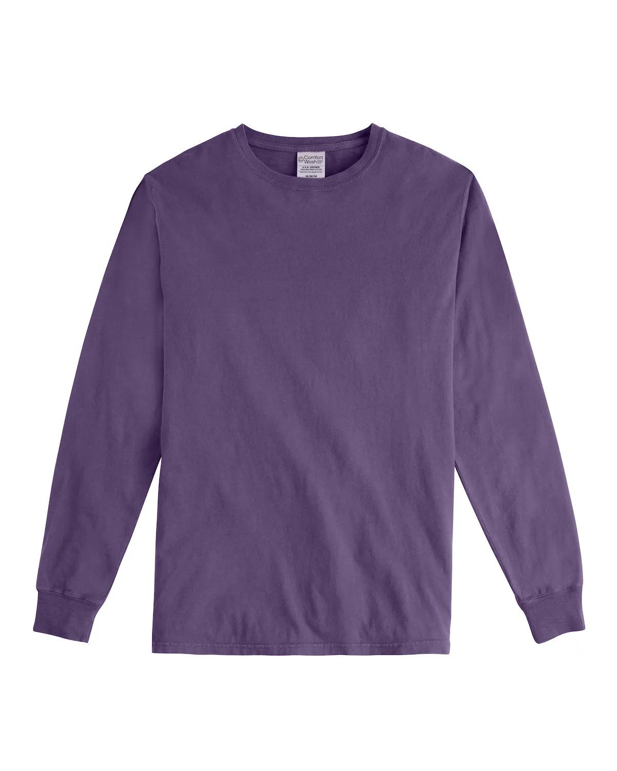 Unisex Garment-Dyed Long-Sleeve T-Shirt 126 of 158