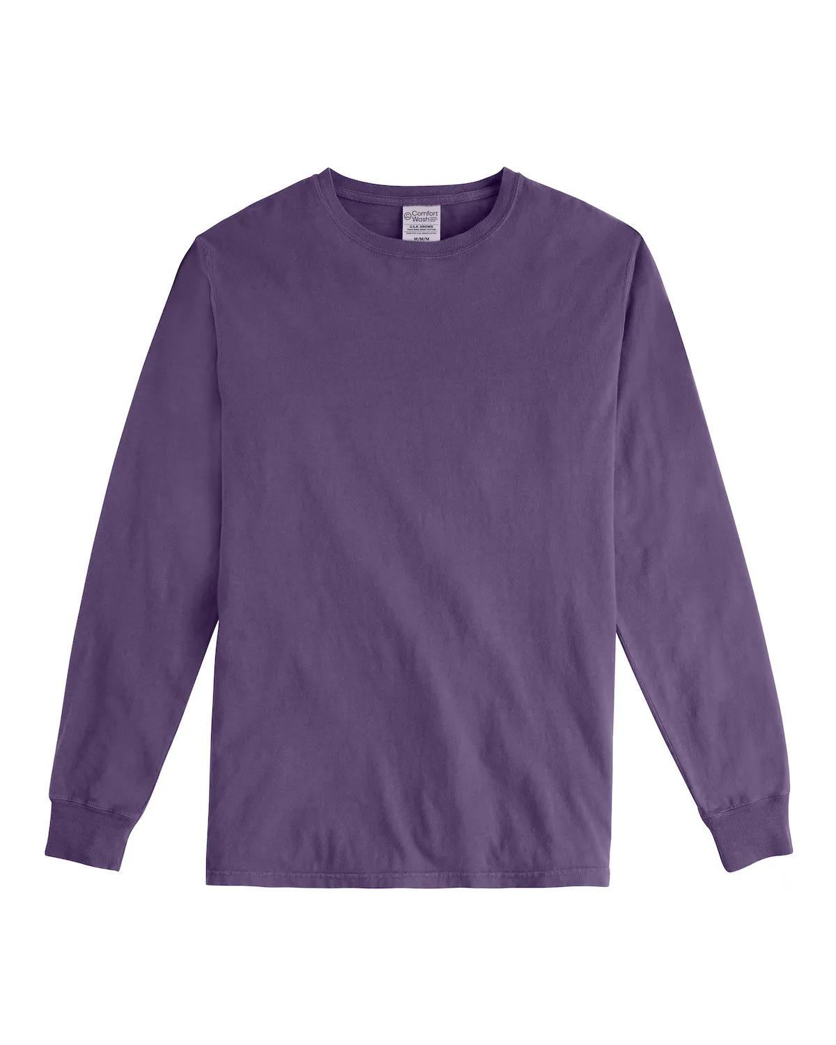 Unisex Garment-Dyed Long-Sleeve T-Shirt 35 of 158