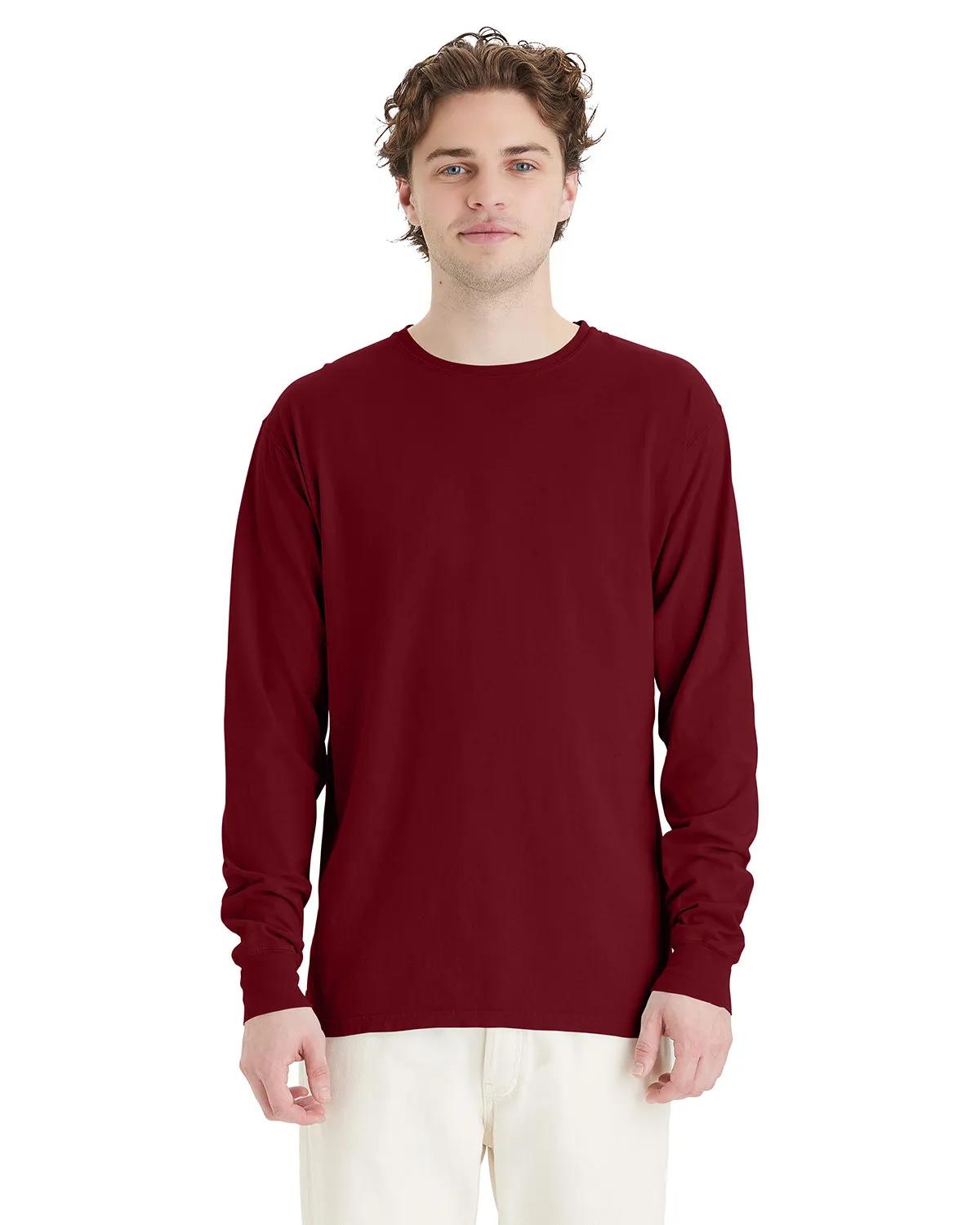 Unisex Garment-Dyed Long-Sleeve T-Shirt 30 of 158