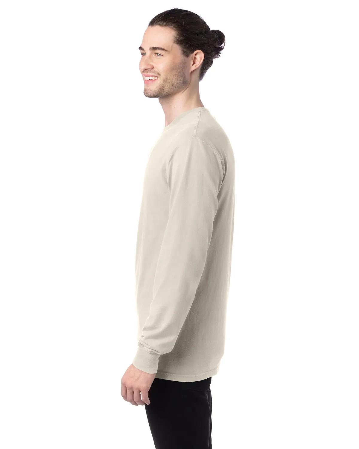 Unisex Garment-Dyed Long-Sleeve T-Shirt 107 of 158
