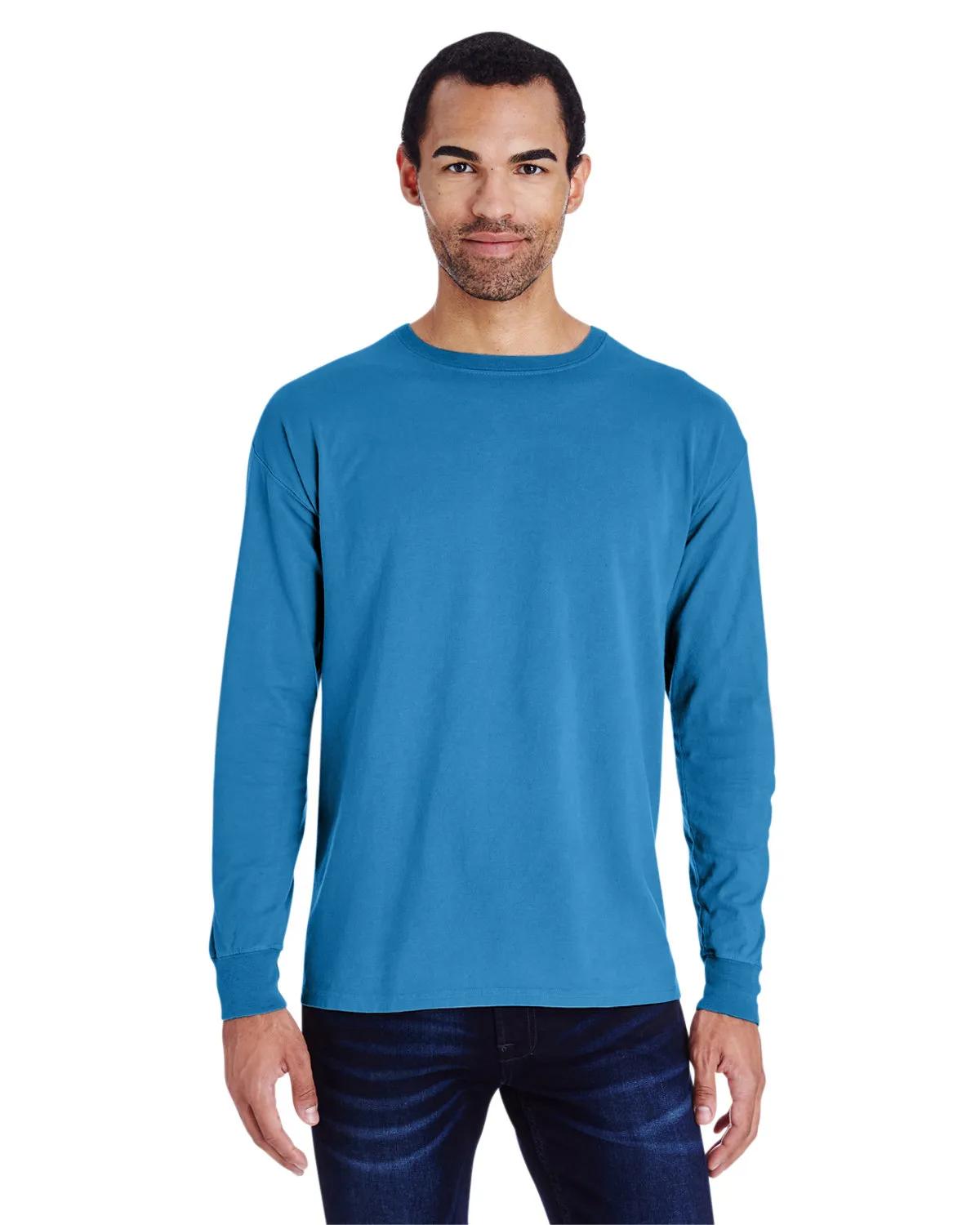 Unisex Garment-Dyed Long-Sleeve T-Shirt 21 of 158