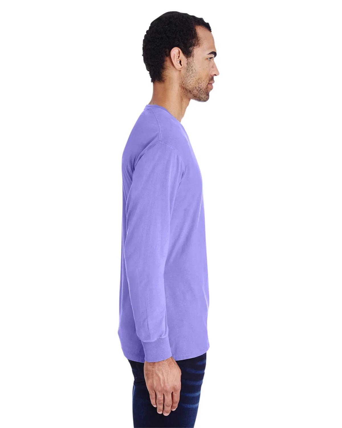 Unisex Garment-Dyed Long-Sleeve T-Shirt 49 of 158