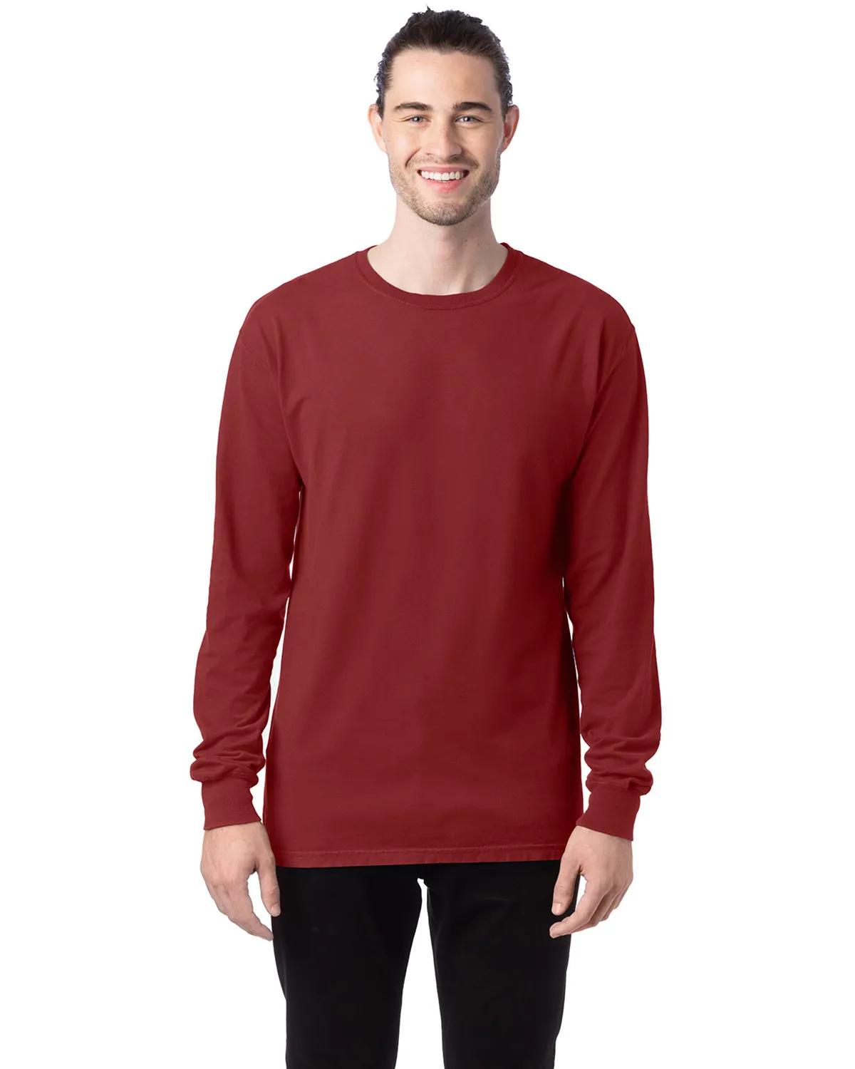 Unisex Garment-Dyed Long-Sleeve T-Shirt 14 of 158