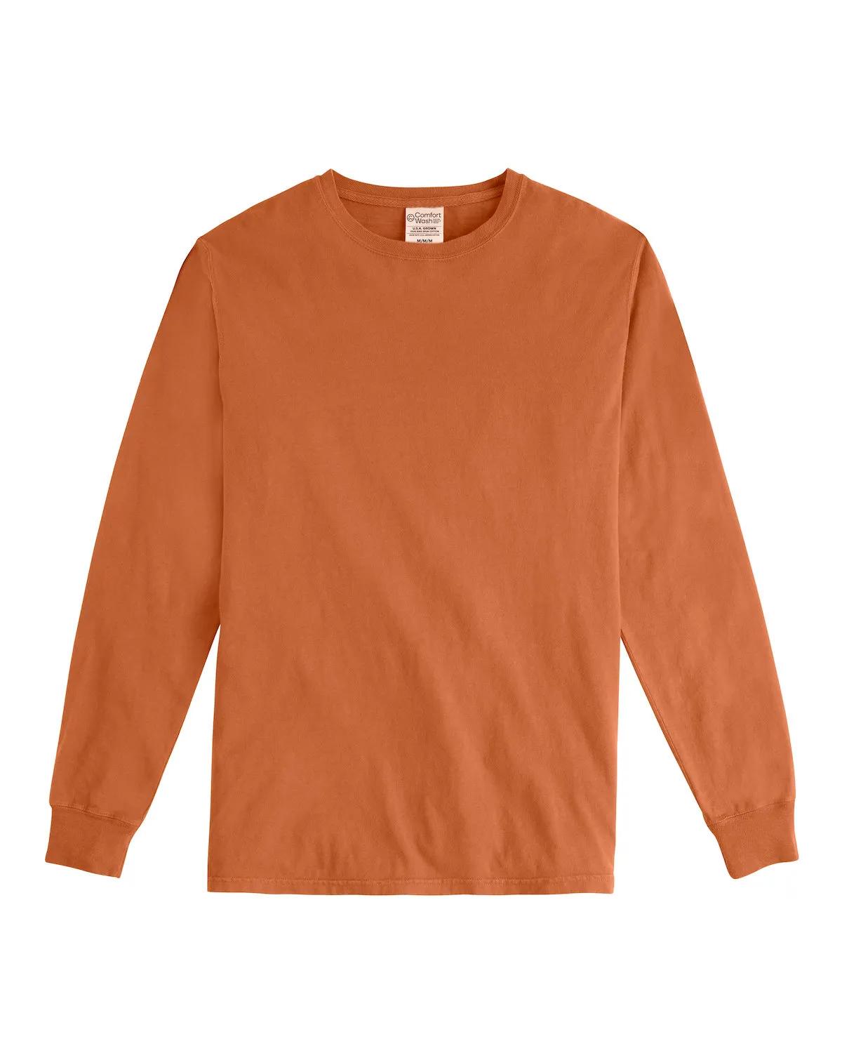 Unisex Garment-Dyed Long-Sleeve T-Shirt 53 of 158