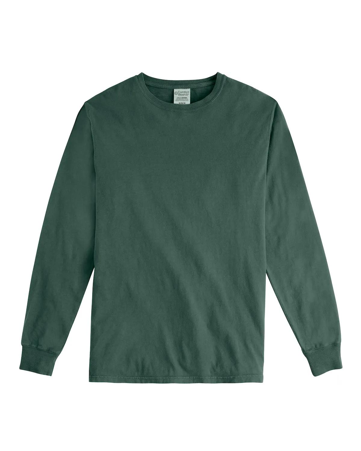 Unisex Garment-Dyed Long-Sleeve T-Shirt 49 of 158