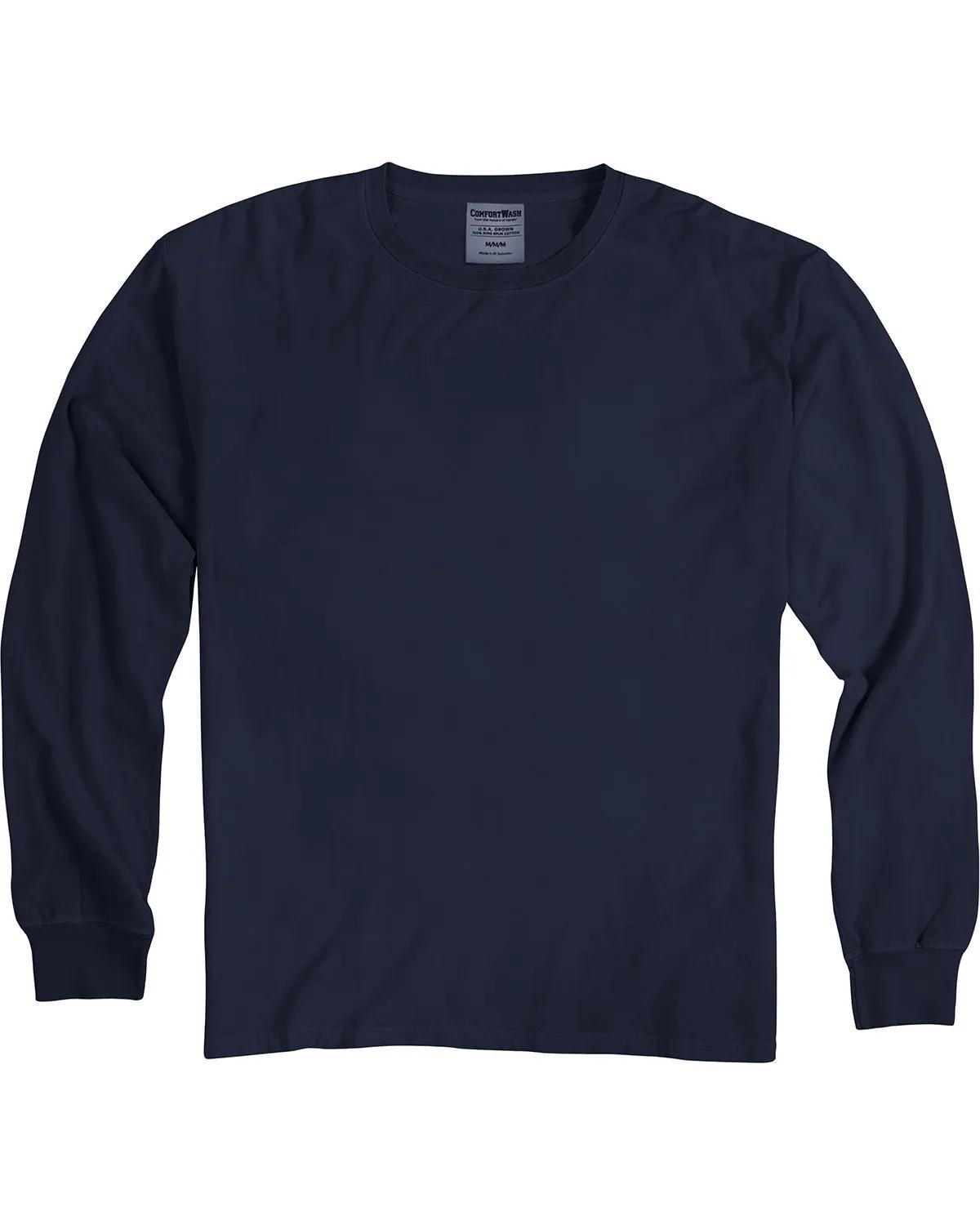 Unisex Garment-Dyed Long-Sleeve T-Shirt 47 of 158