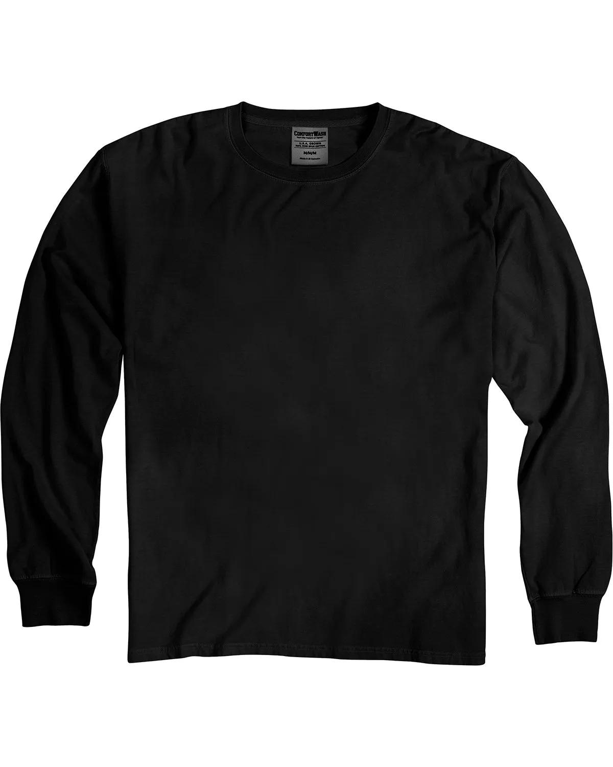 Unisex Garment-Dyed Long-Sleeve T-Shirt 41 of 158
