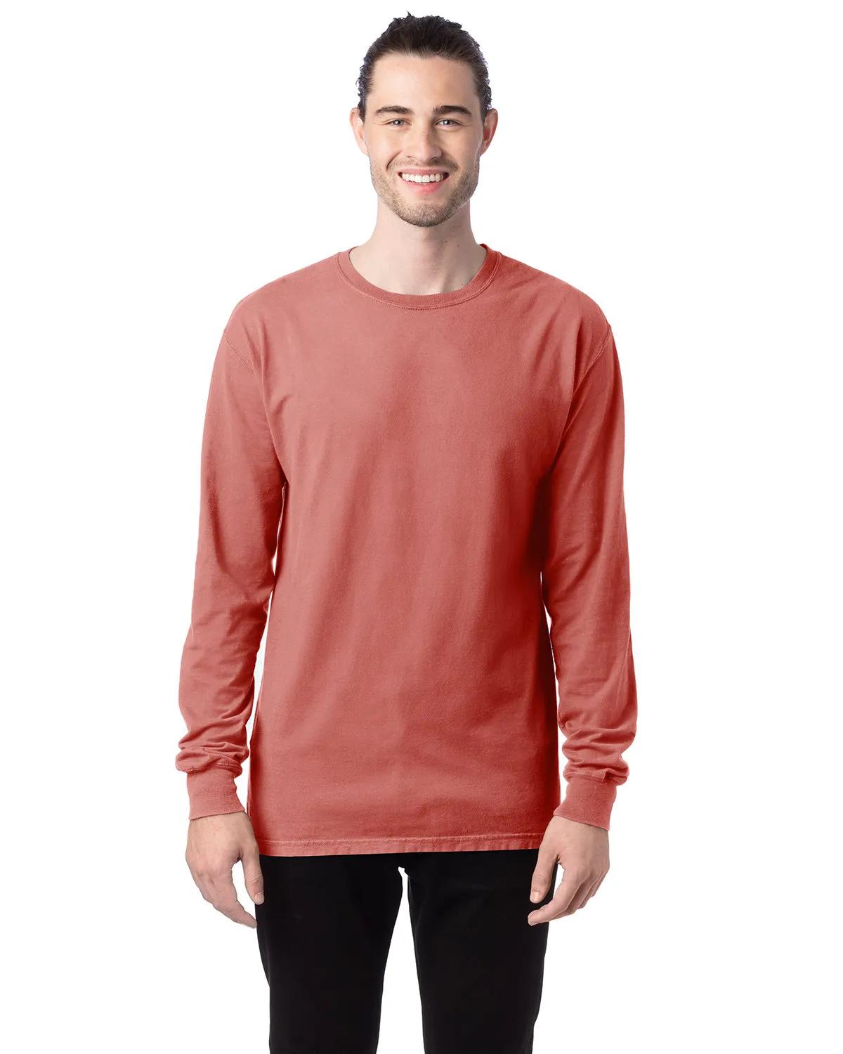 Unisex Garment-Dyed Long-Sleeve T-Shirt 12 of 158