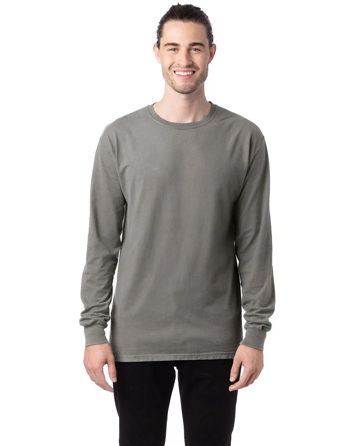 Unisex Garment-Dyed Long-Sleeve T-Shirt 13 of 158