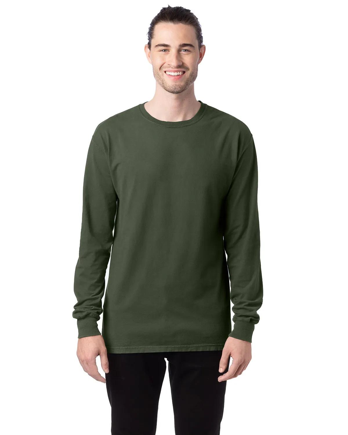 Unisex Garment-Dyed Long-Sleeve T-Shirt 23 of 158