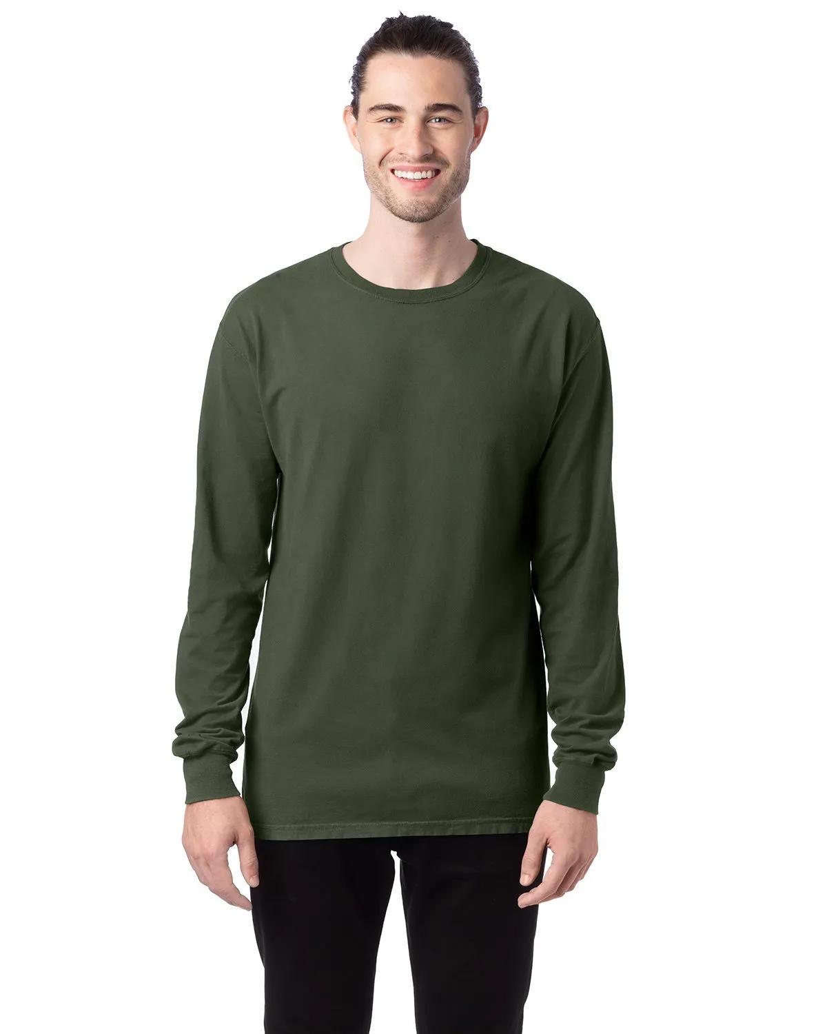 Unisex Garment-Dyed Long-Sleeve T-Shirt 8 of 158