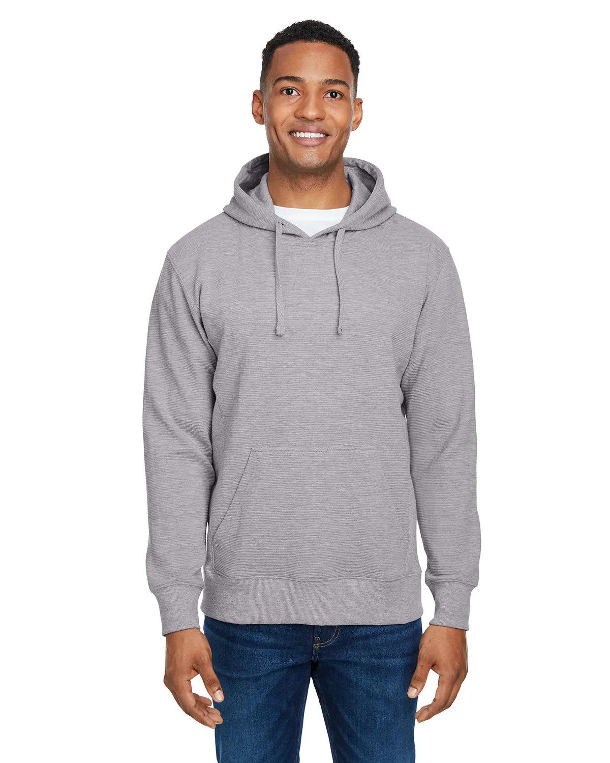 Ripple Fleece Pulllover Hooded Sweatshirt