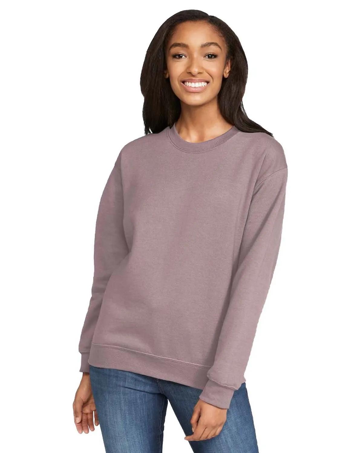 Adult Softstyle® Fleece Crew Sweatshirt 14 of 47