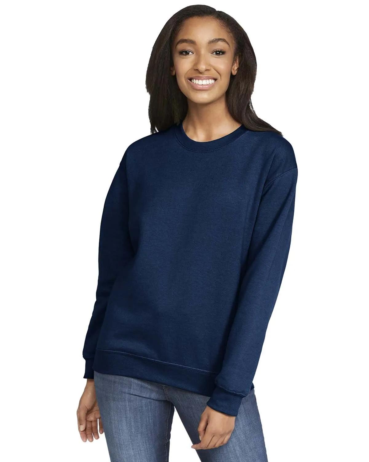 Adult Softstyle® Fleece Crew Sweatshirt 10 of 47