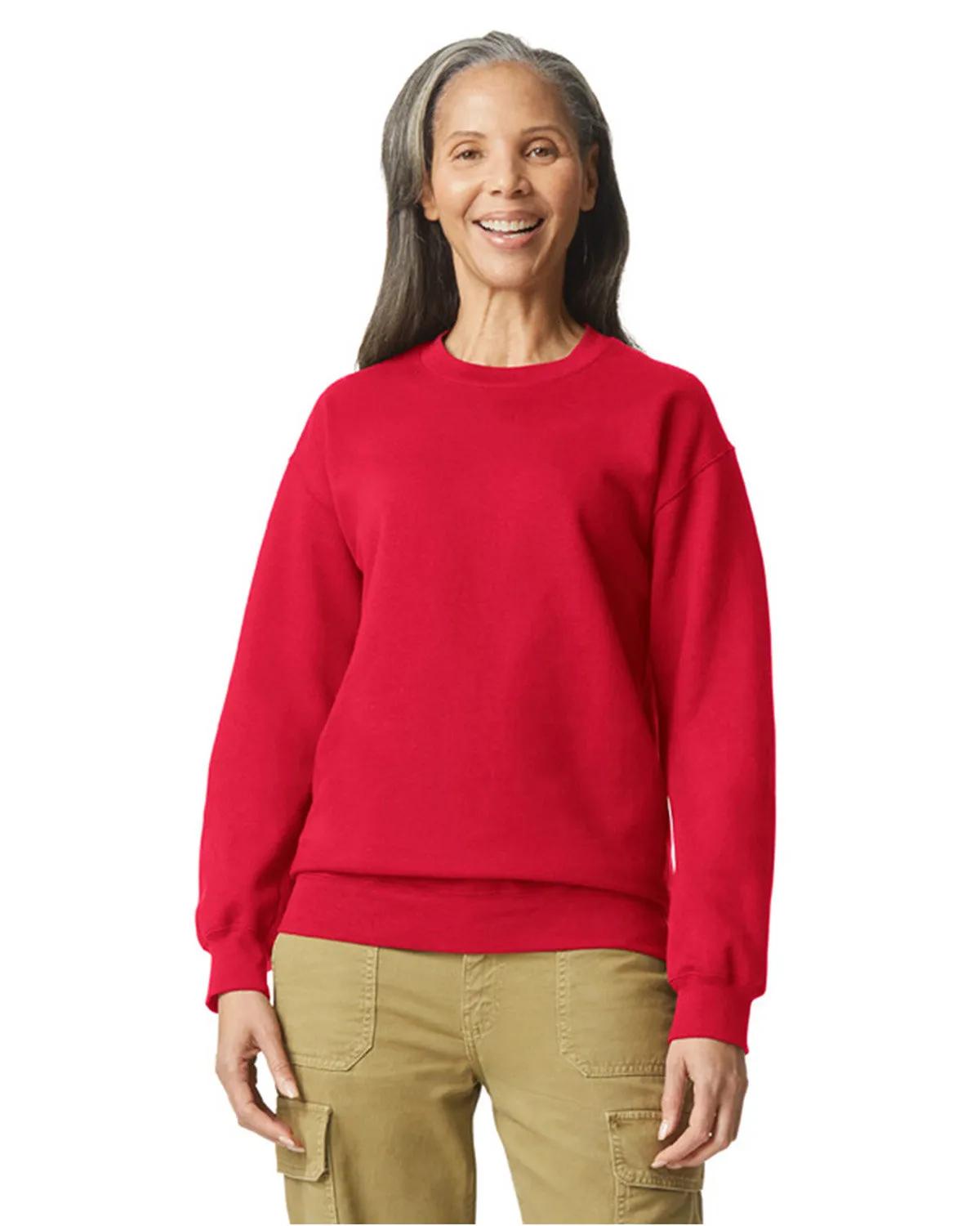 Adult Softstyle® Fleece Crew Sweatshirt 7 of 47