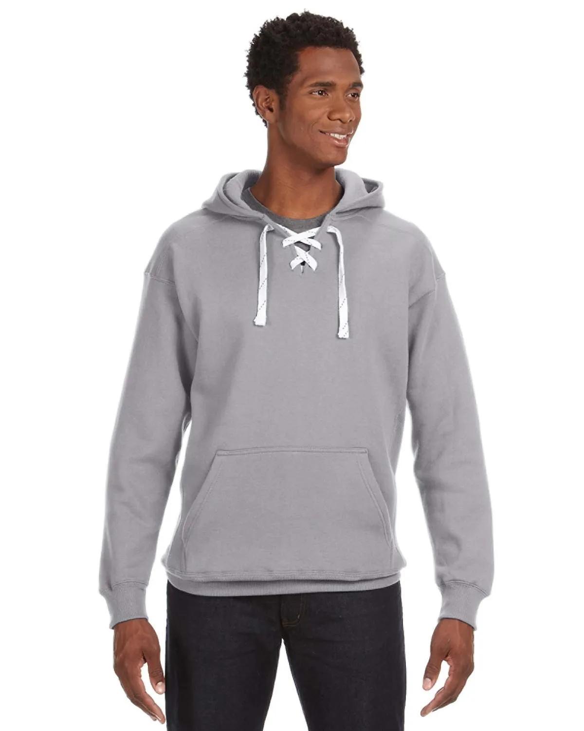 Adult Sport Lace Hooded Sweatshirt 3 of 35