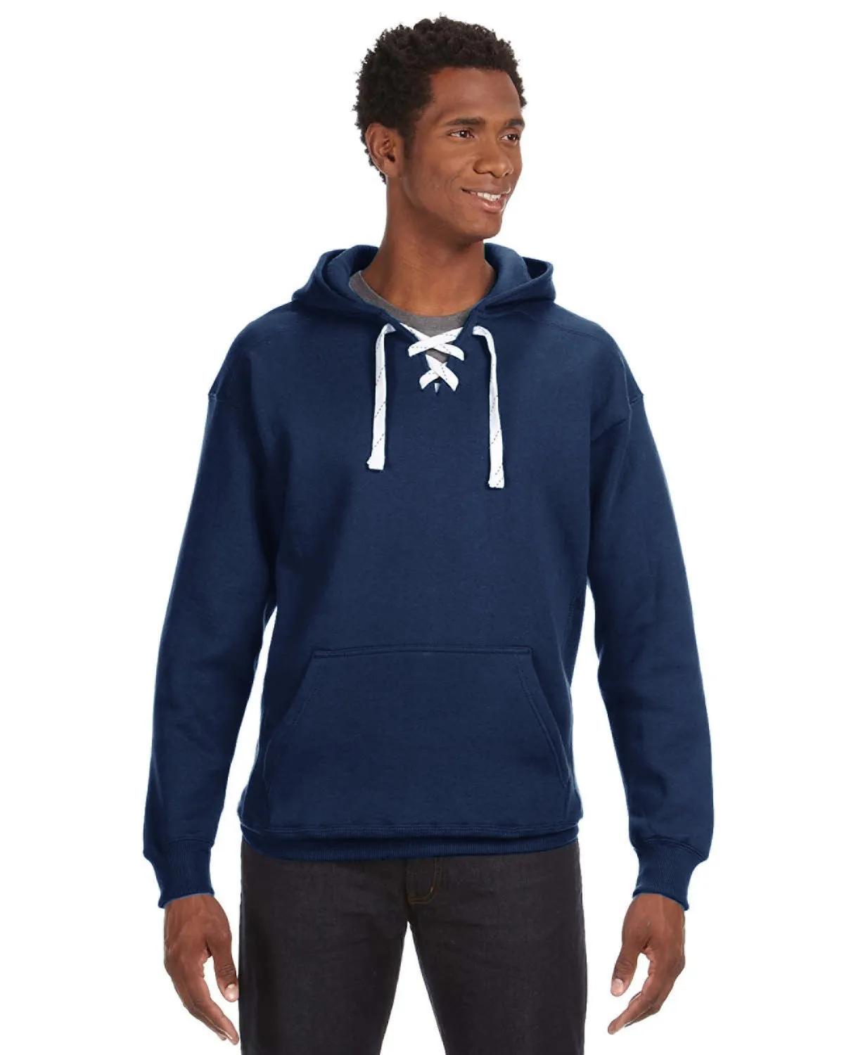 Adult Sport Lace Hooded Sweatshirt 3 of 35