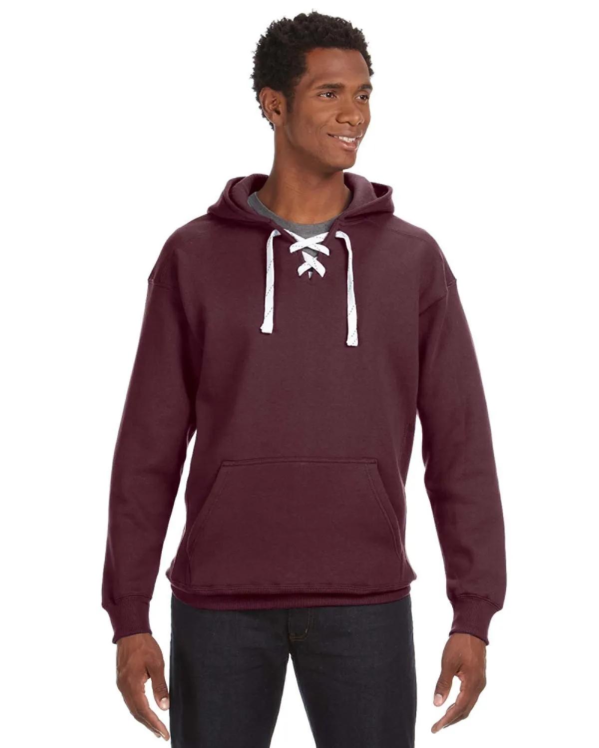 Adult Sport Lace Hooded Sweatshirt 2 of 35