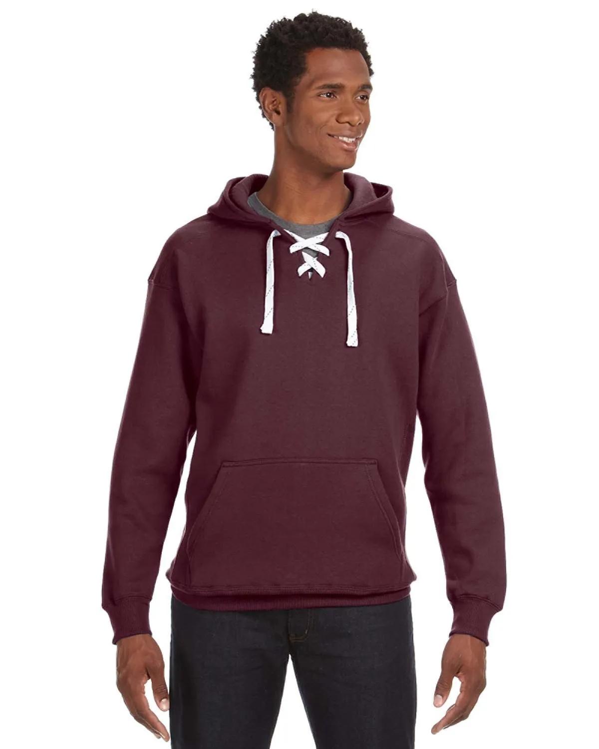 Adult Sport Lace Hooded Sweatshirt 4 of 35