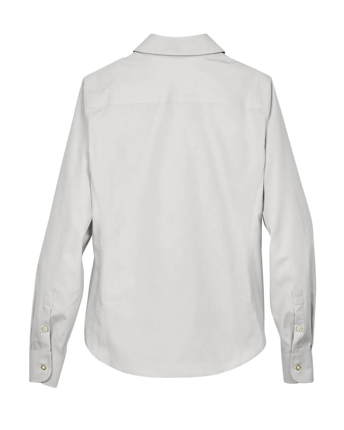 Ladies' Crown Collection® Solid Broadcloth Woven Shirt 18 of 62