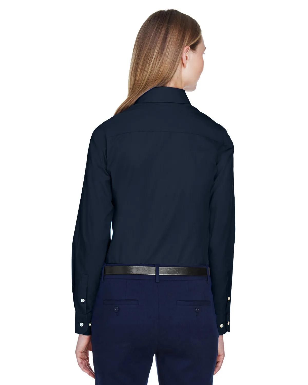 Ladies' Crown Collection® Solid Broadcloth Woven Shirt 31 of 62