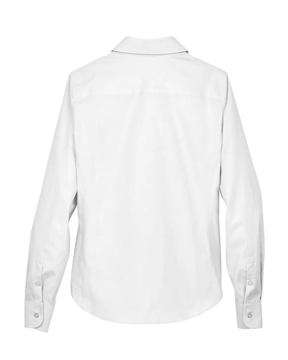 Ladies' Crown Collection® Solid Broadcloth Woven Shirt 55 of 62