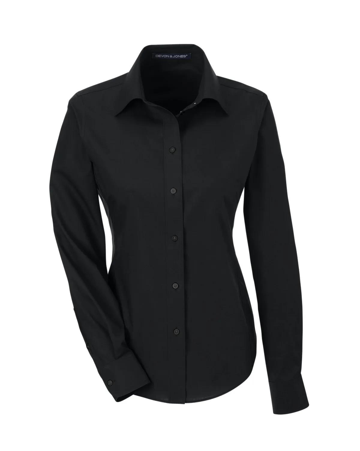 Ladies' Crown Collection® Solid Broadcloth Woven Shirt 29 of 62
