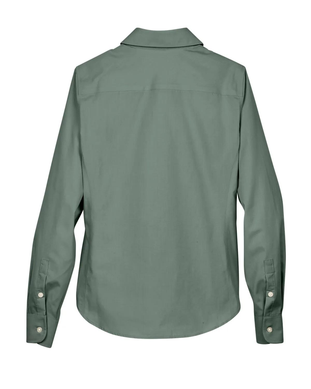 Ladies' Crown Collection® Solid Broadcloth Woven Shirt 23 of 62