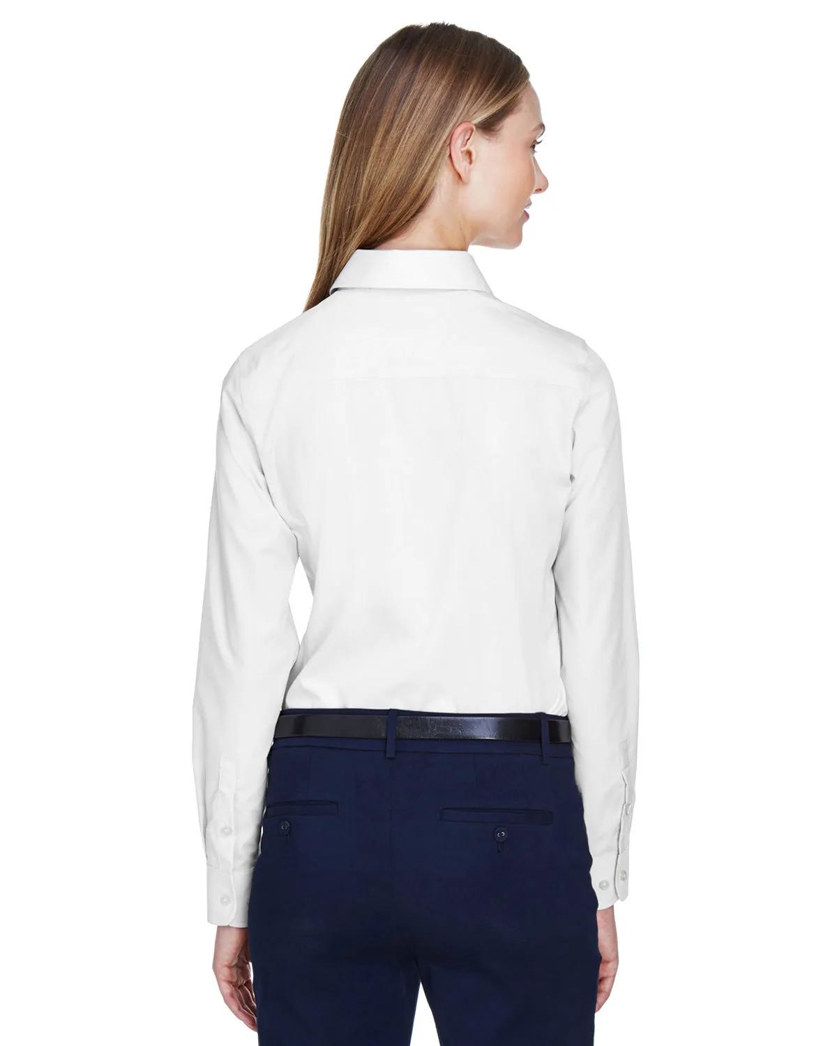 Ladies' Crown Collection® Solid Broadcloth Woven Shirt 19 of 62