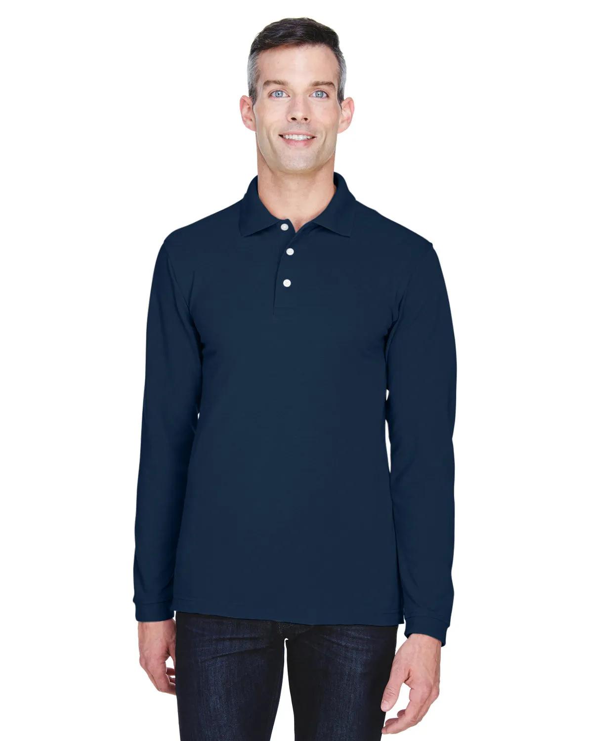 Men's Easy Blend™ Long-Sleeve Polo 2 of 16