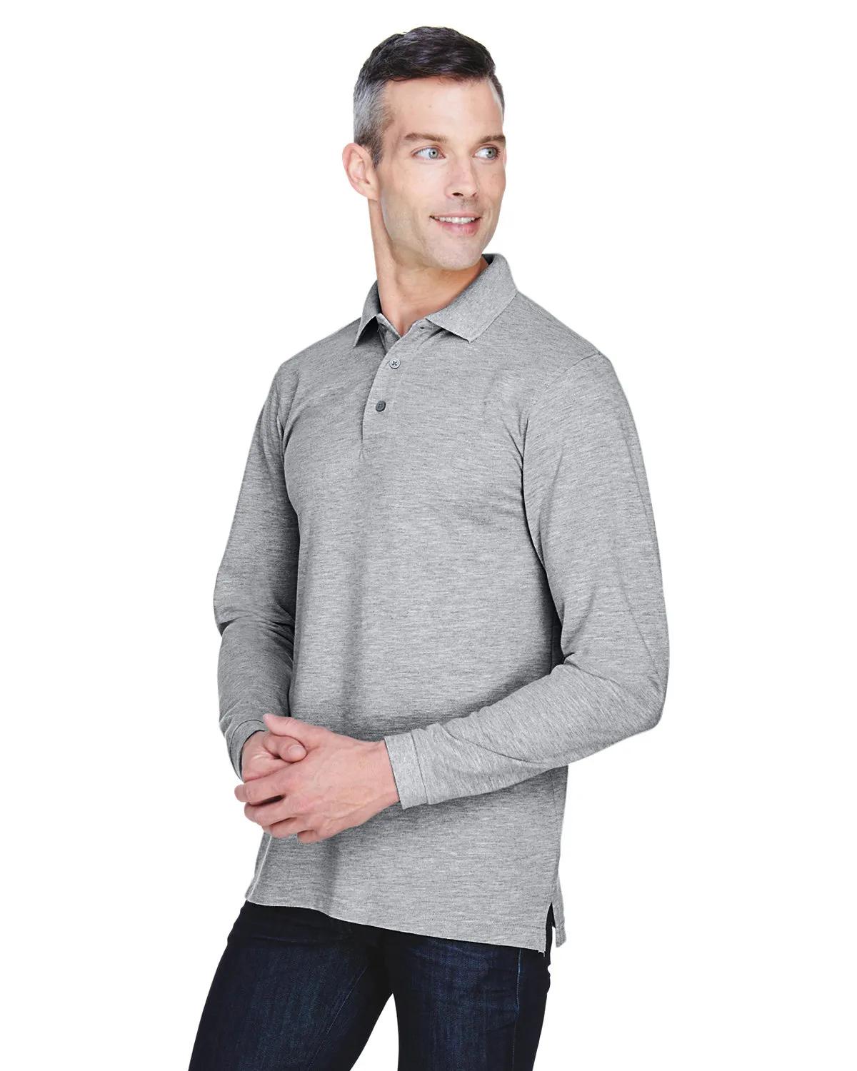 Men's Easy Blend™ Long-Sleeve Polo 3 of 16