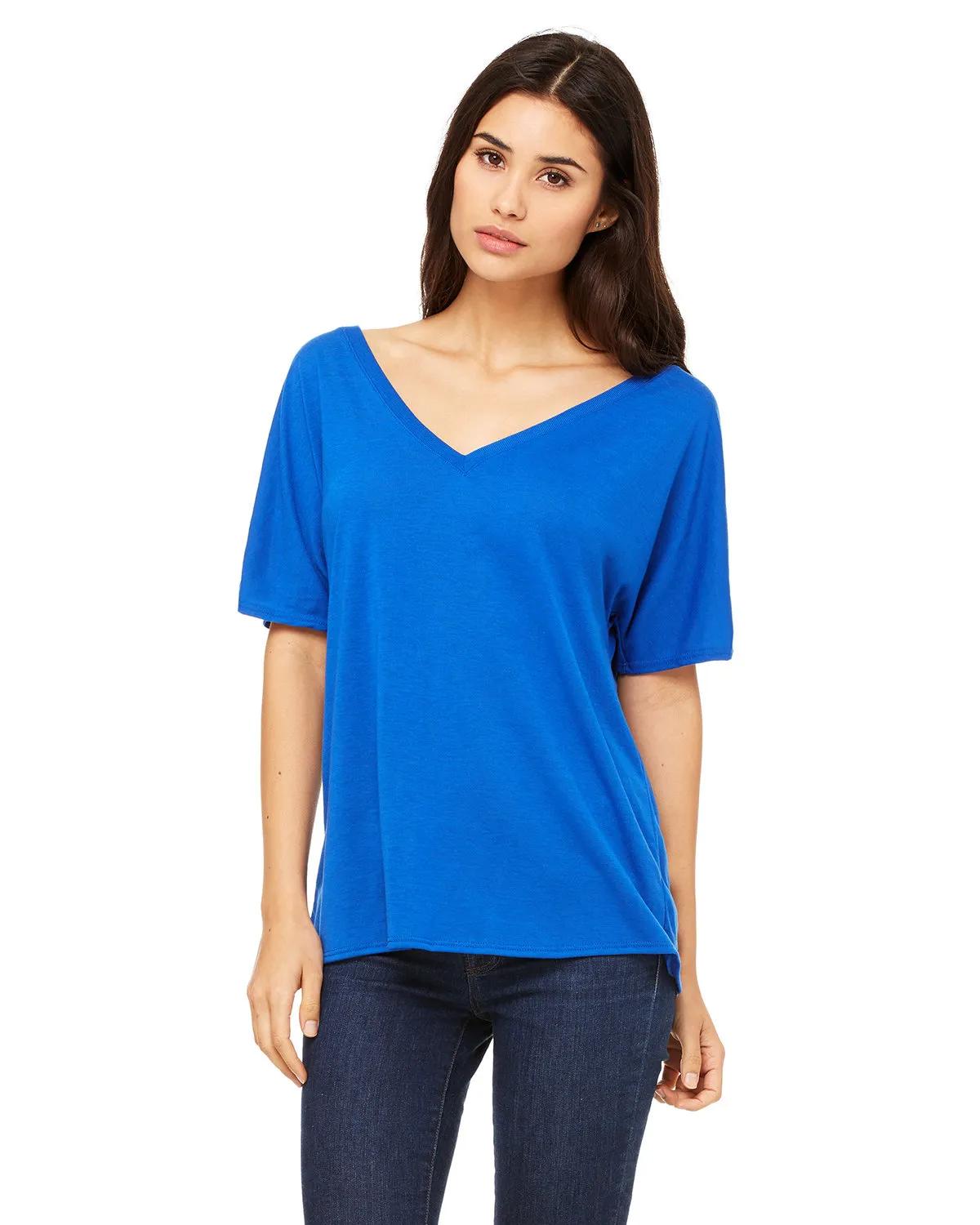 Ladies' Slouchy V-Neck T-Shirt 3 of 71