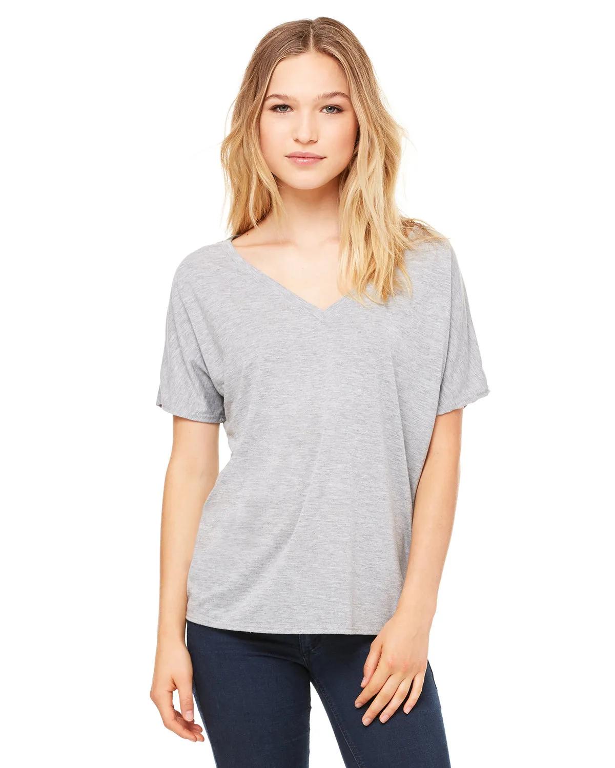 Ladies' Slouchy V-Neck T-Shirt 1 of 71