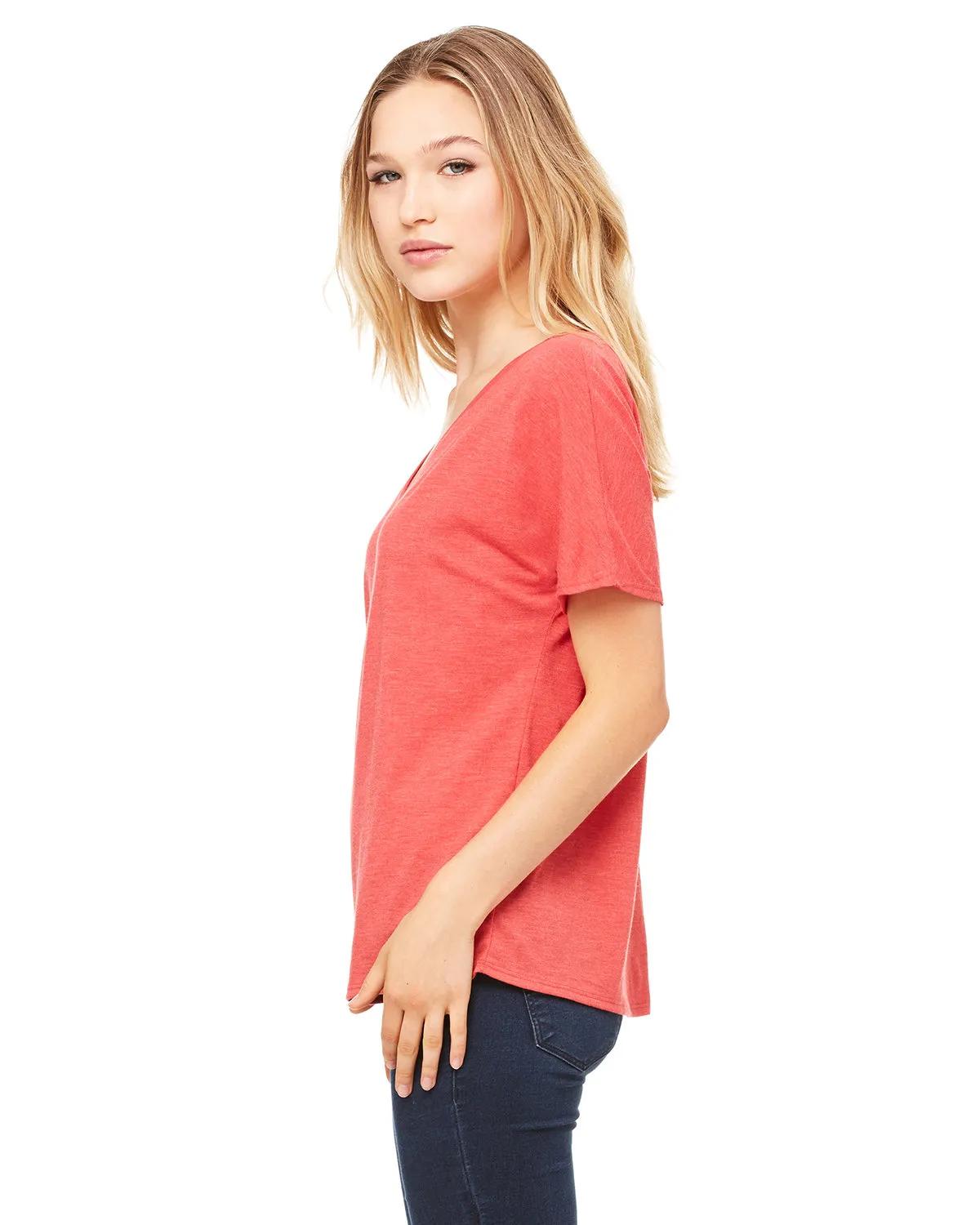 Ladies' Slouchy V-Neck T-Shirt 49 of 71