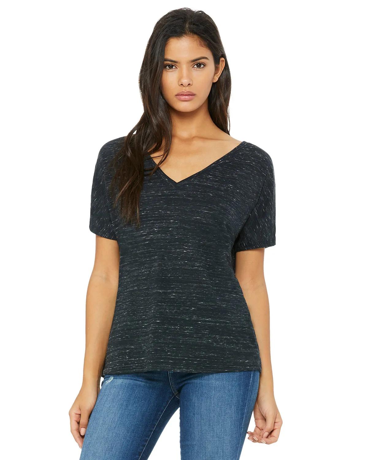 Ladies' Slouchy V-Neck T-Shirt 3 of 71