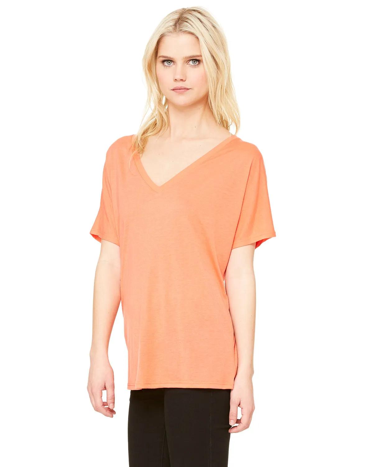 Ladies' Slouchy V-Neck T-Shirt 46 of 71