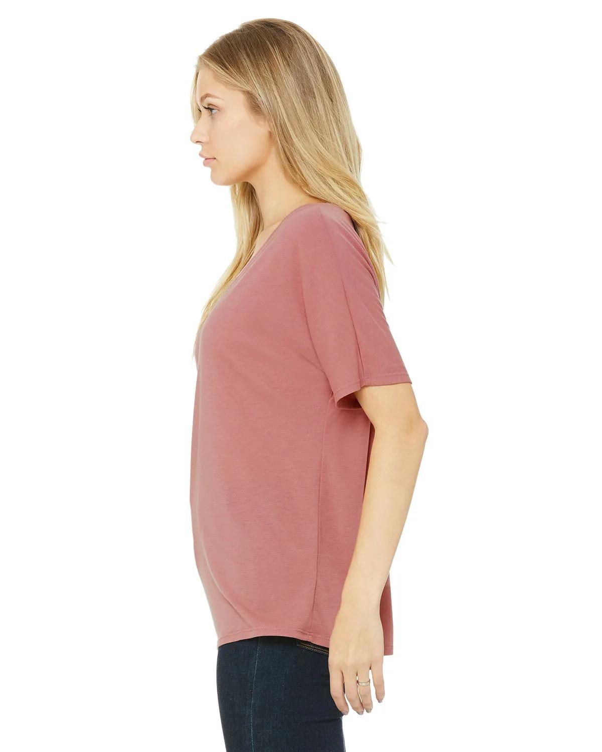 Ladies' Slouchy V-Neck T-Shirt 64 of 71