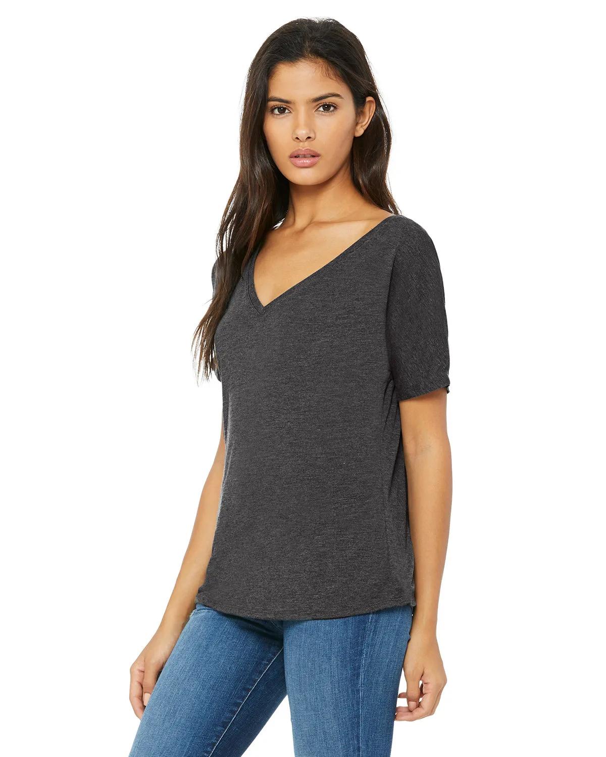 Ladies' Slouchy V-Neck T-Shirt 21 of 71