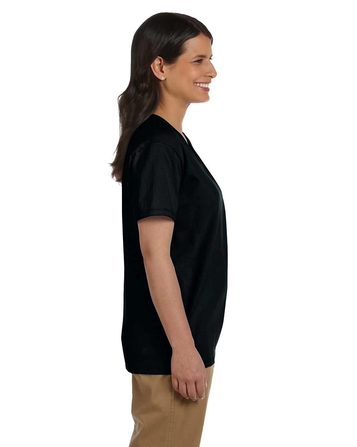 Ladies' Essential-T V-Neck T-Shirt 2 of 6