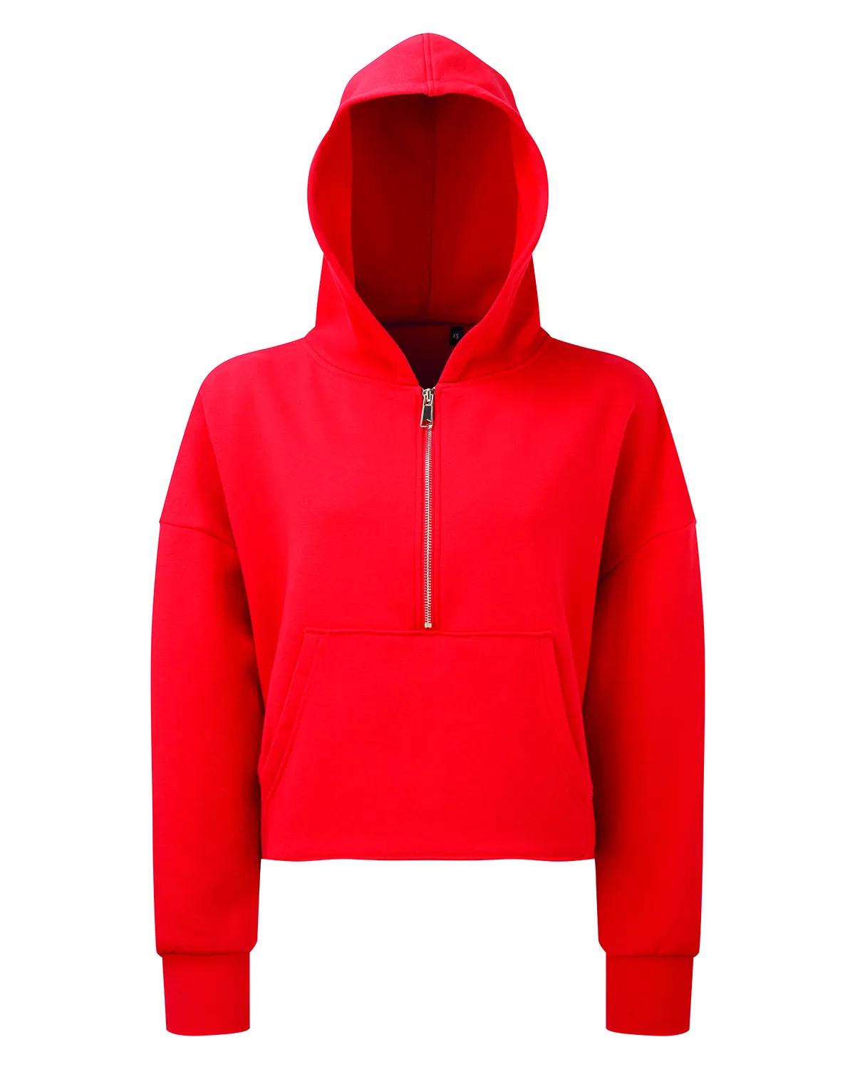 Ladies' Alice Half-Zip Hooded Sweatshirt 9 of 40