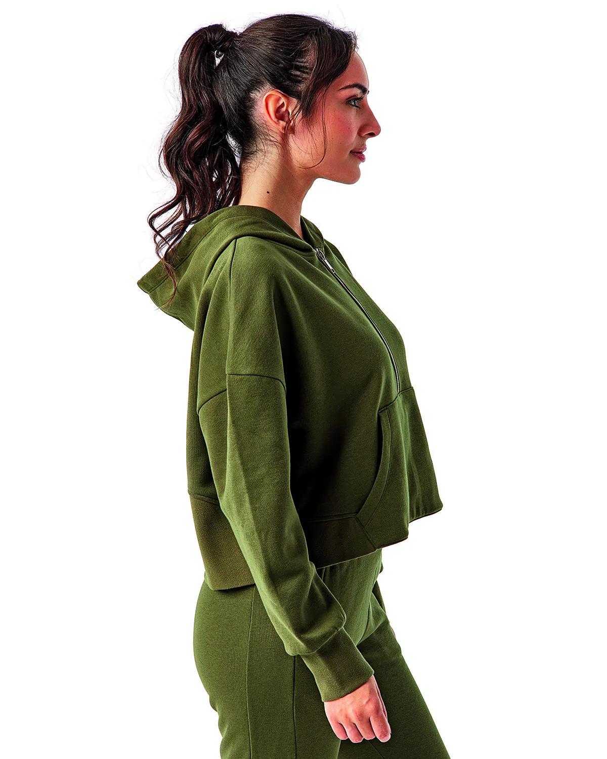 Ladies' Alice Half-Zip Hooded Sweatshirt 23 of 40