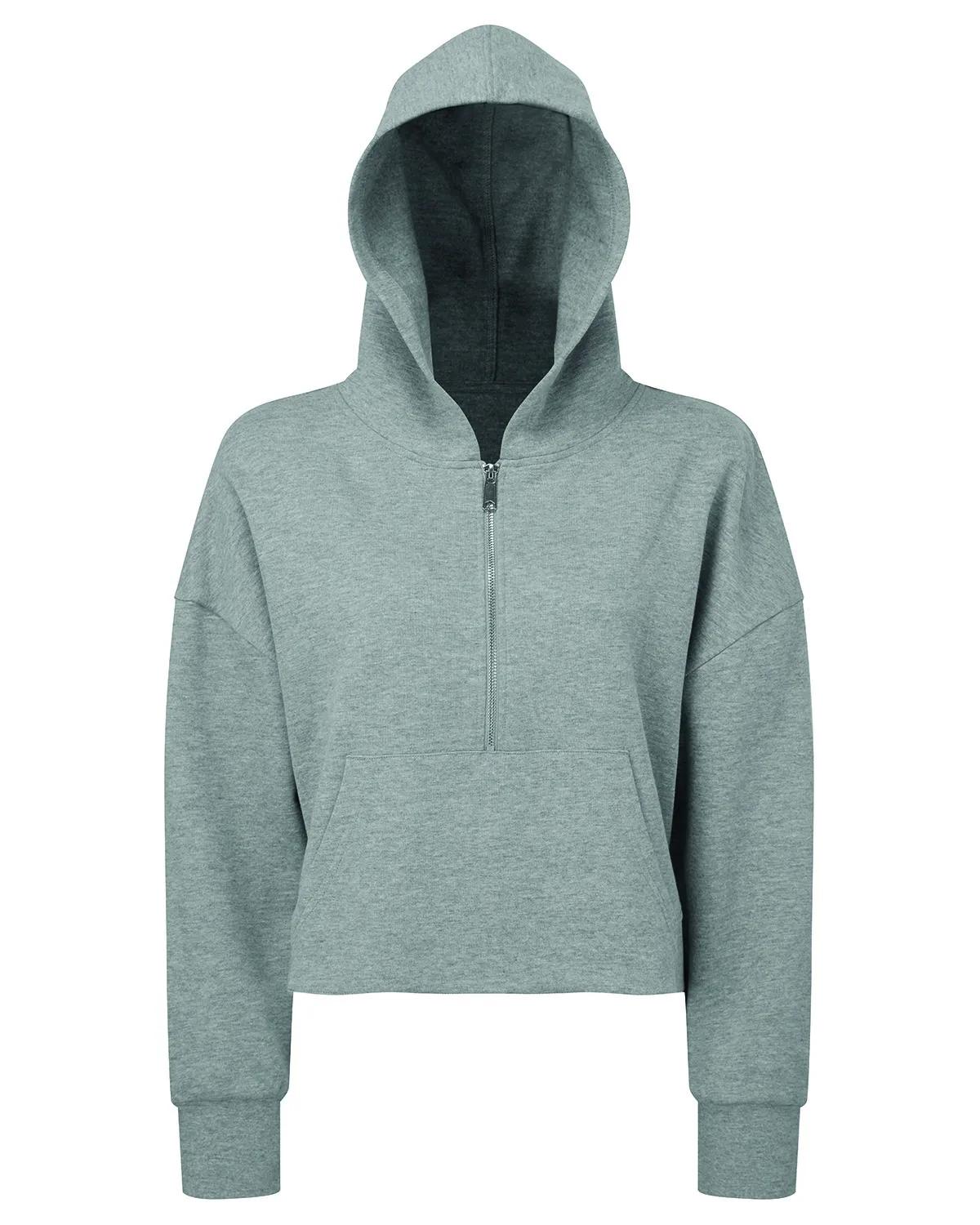 Ladies' Alice Half-Zip Hooded Sweatshirt 19 of 40